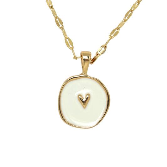 Collana White Heart